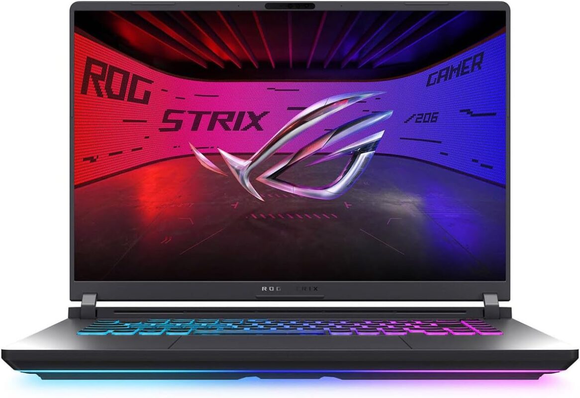 ASUS ROG Strix G16 (2025) Gaming Laptop, 16” FHD+ 16:10 165Hz/3ms, NVIDIA® GeForce RTX™ 5050, Intel® Core™ i5-13450HX, 16GB DDR5-5600, 1TB PCIe Gen 4 SSD, Wi-Fi 7, Windows 11...
