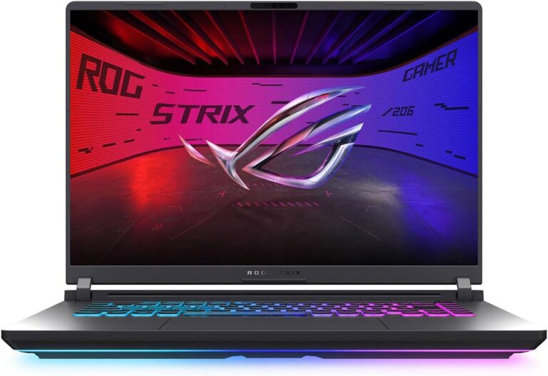 ASUS ROG Strix G16 (2025) Gaming Laptop, 16” FHD+ 16:10 165Hz/3ms, NVIDIA® GeForce RTX™ 5050, Intel® Core™ i5-13450HX, 16GB DDR5-5600, 1TB PCIe Gen 4 SSD, Wi-Fi 7, Windows 11...